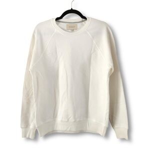 Wheat Collection White Cotton Crewneck Sweatshirt NWOT Size XXL
